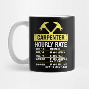 Funny Worker Woodworking Carpenter Mug